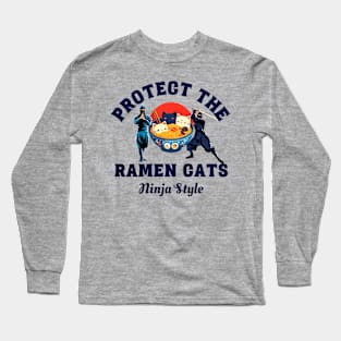 Protect the Ramen Cats Long Sleeve T-Shirt